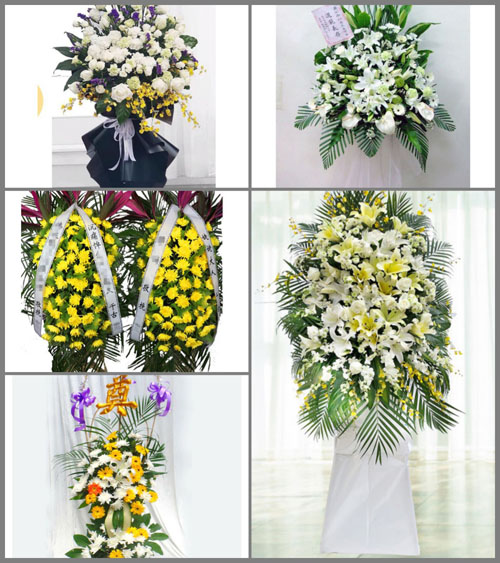 广东广州市花都区花东镇狮前村白事花篮预定